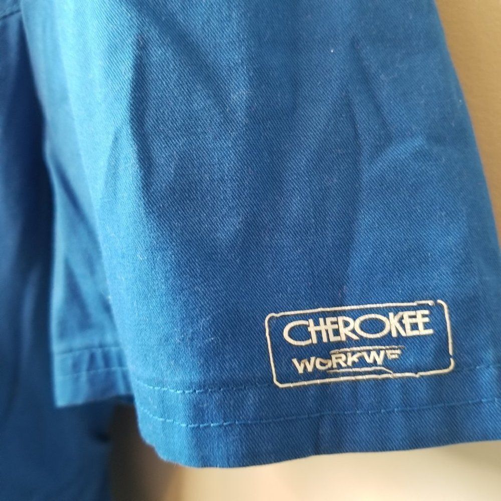 Cherokee Mock Wrap Scrub Top - Picture 4 of 6